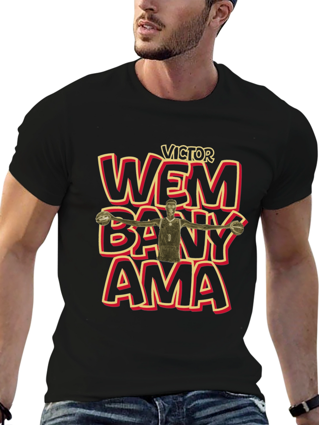 Victor Wembanyama T-Shirt - Basketball Graphic Tee