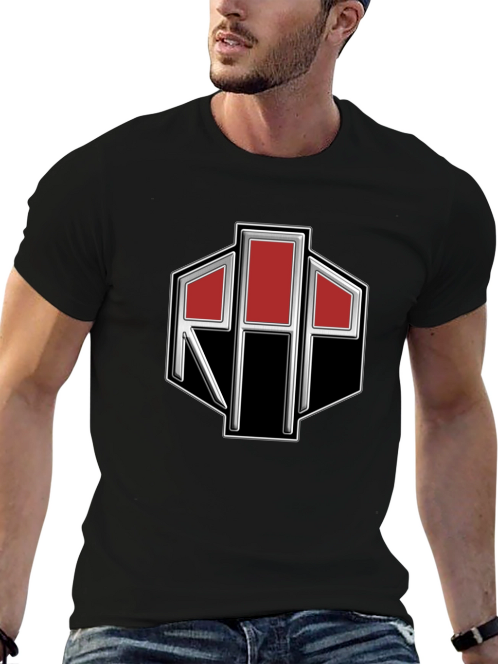 RIP Logo Black T-Shirt - Rock in Peace Style