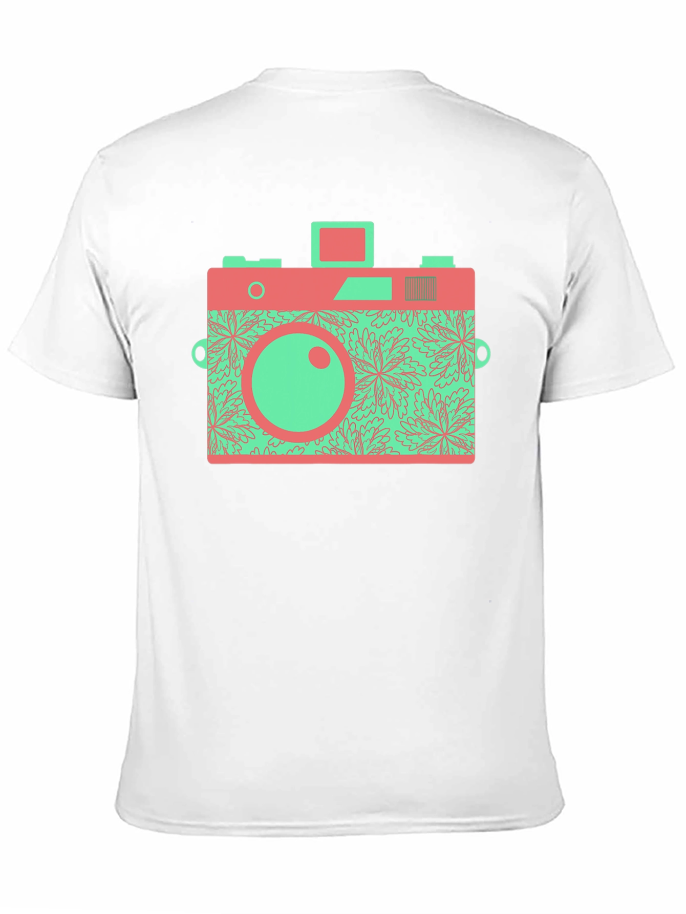 Retro Camera Graphic T-Shirt - Black