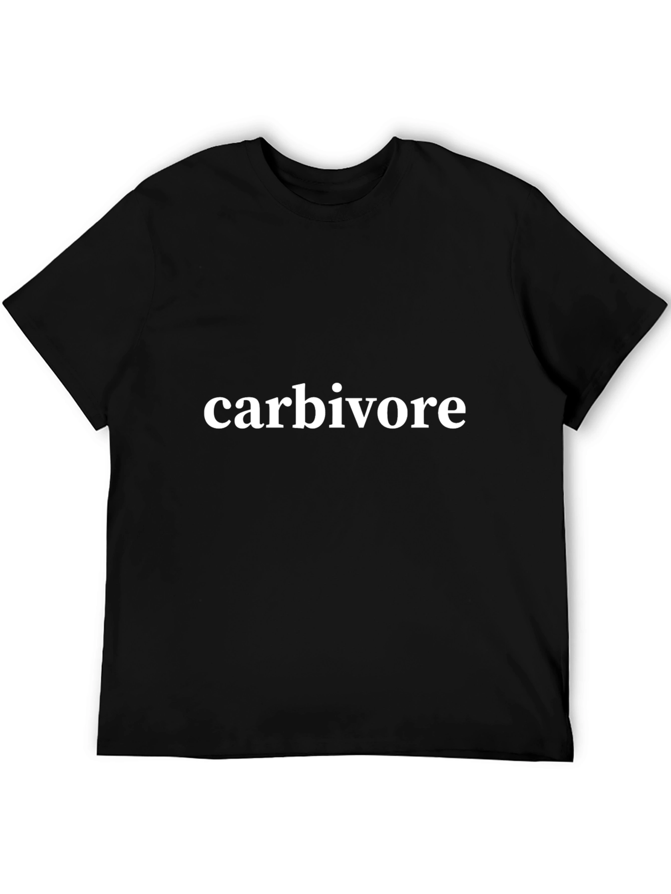 Carbivore Graphic Tee - Black Cotton T-Shirt