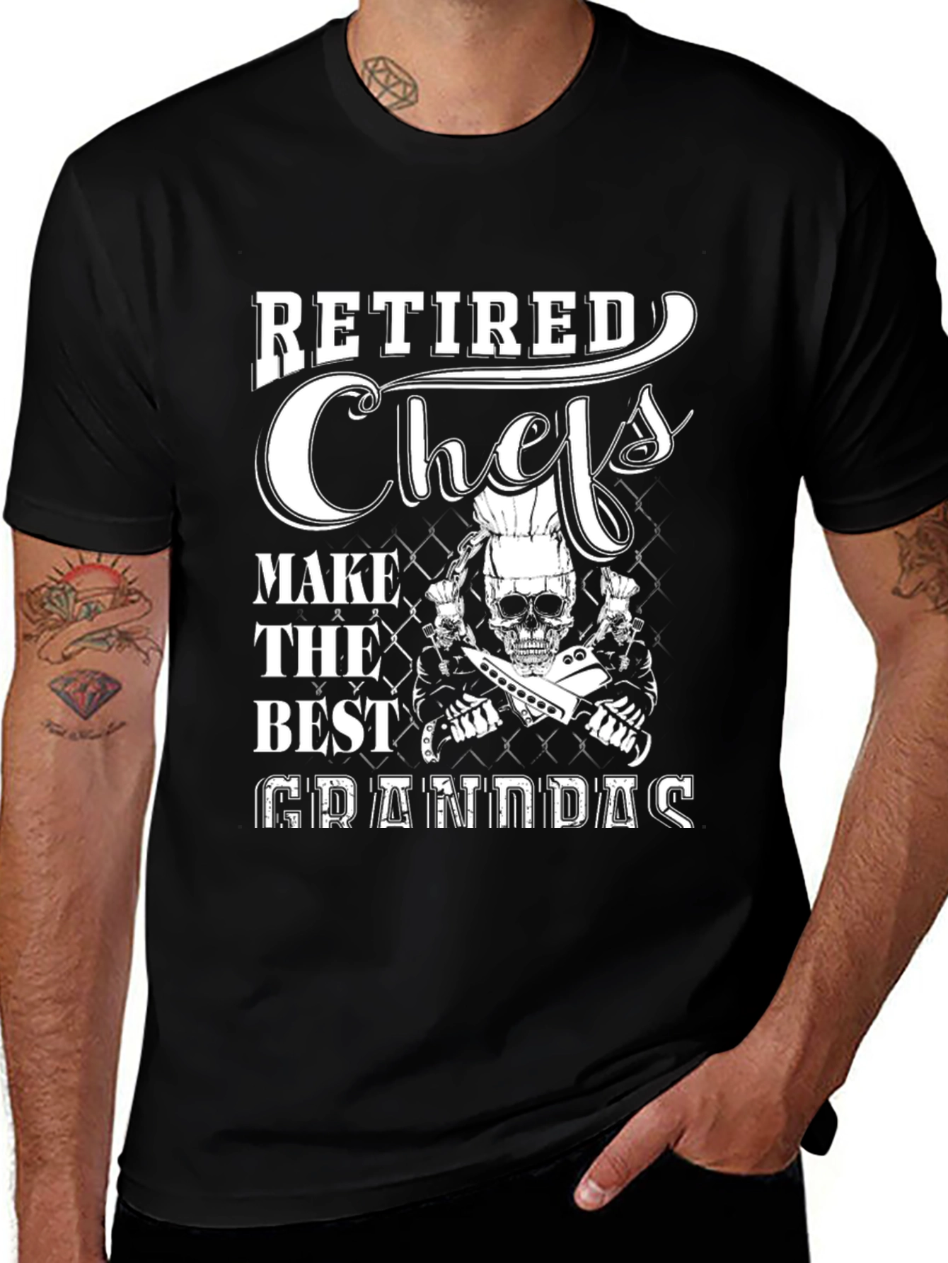 Retired Chef Granddad T-Shirt