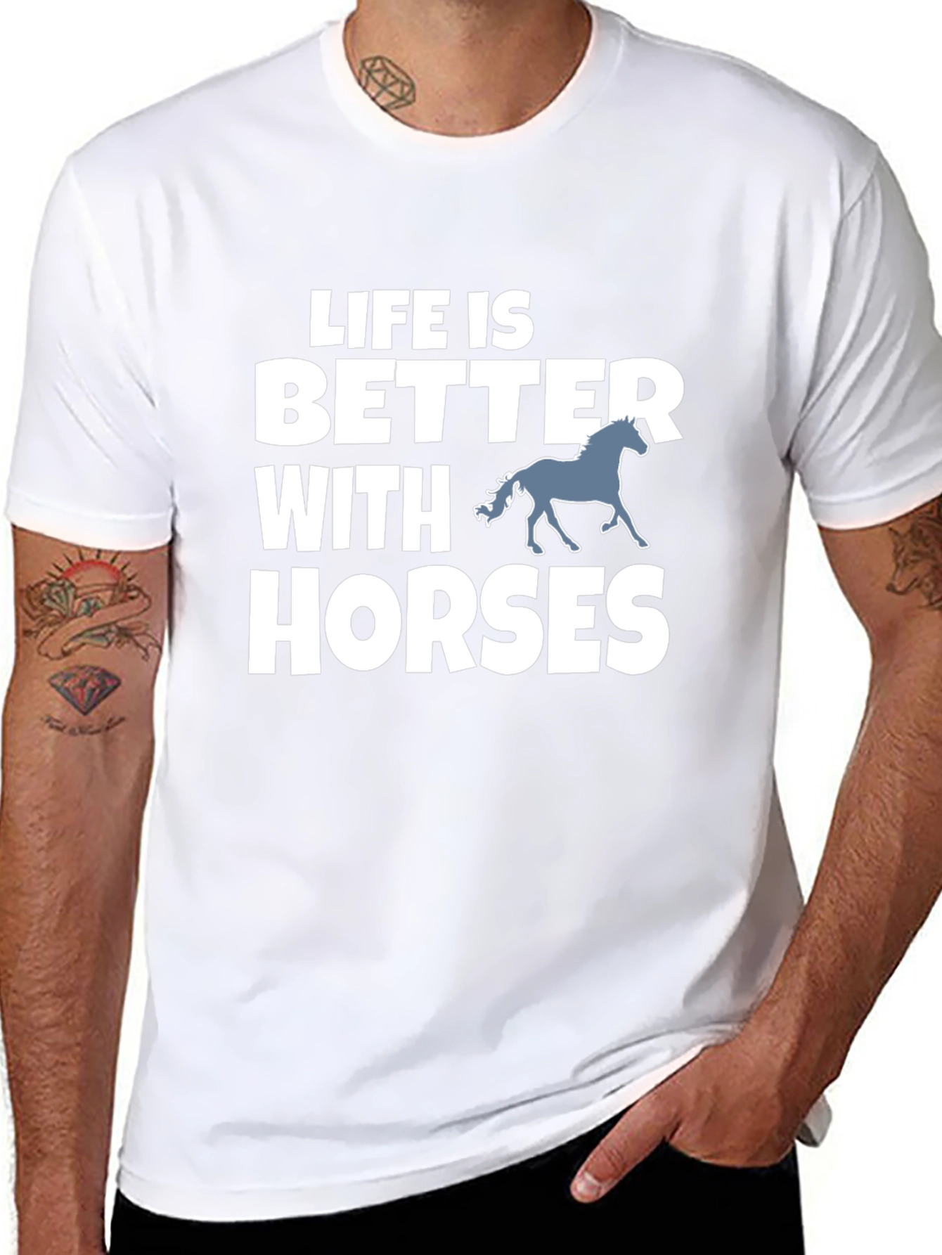 Life is Better with Horses Graphic Tee