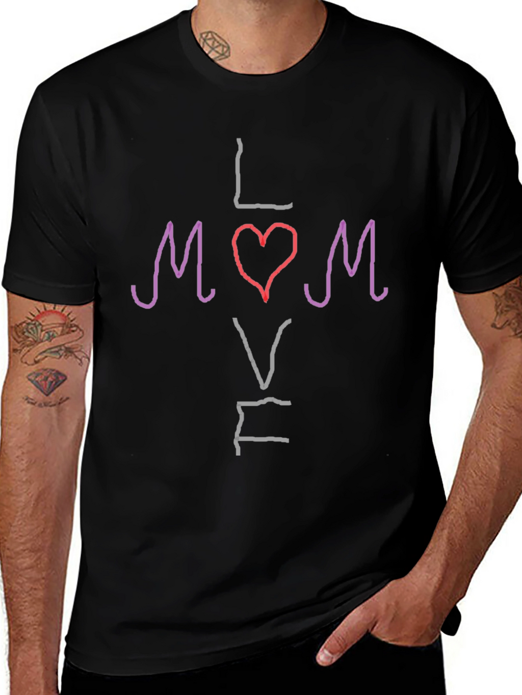 Love Mom T-Shirt - Cute Mothers Day Gift