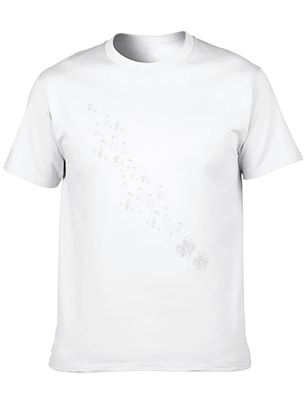 Dandelion Seed Graphic Black Tee