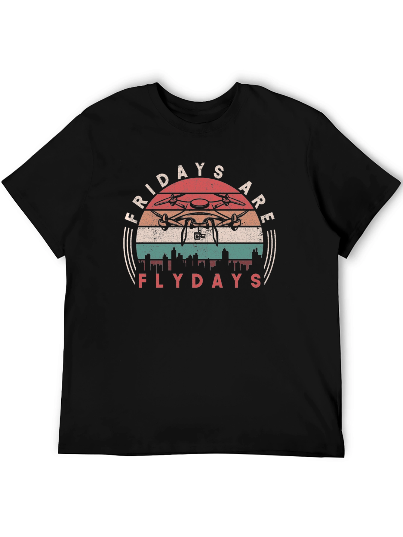 Fridays are Flydays Drone Graphic Tee