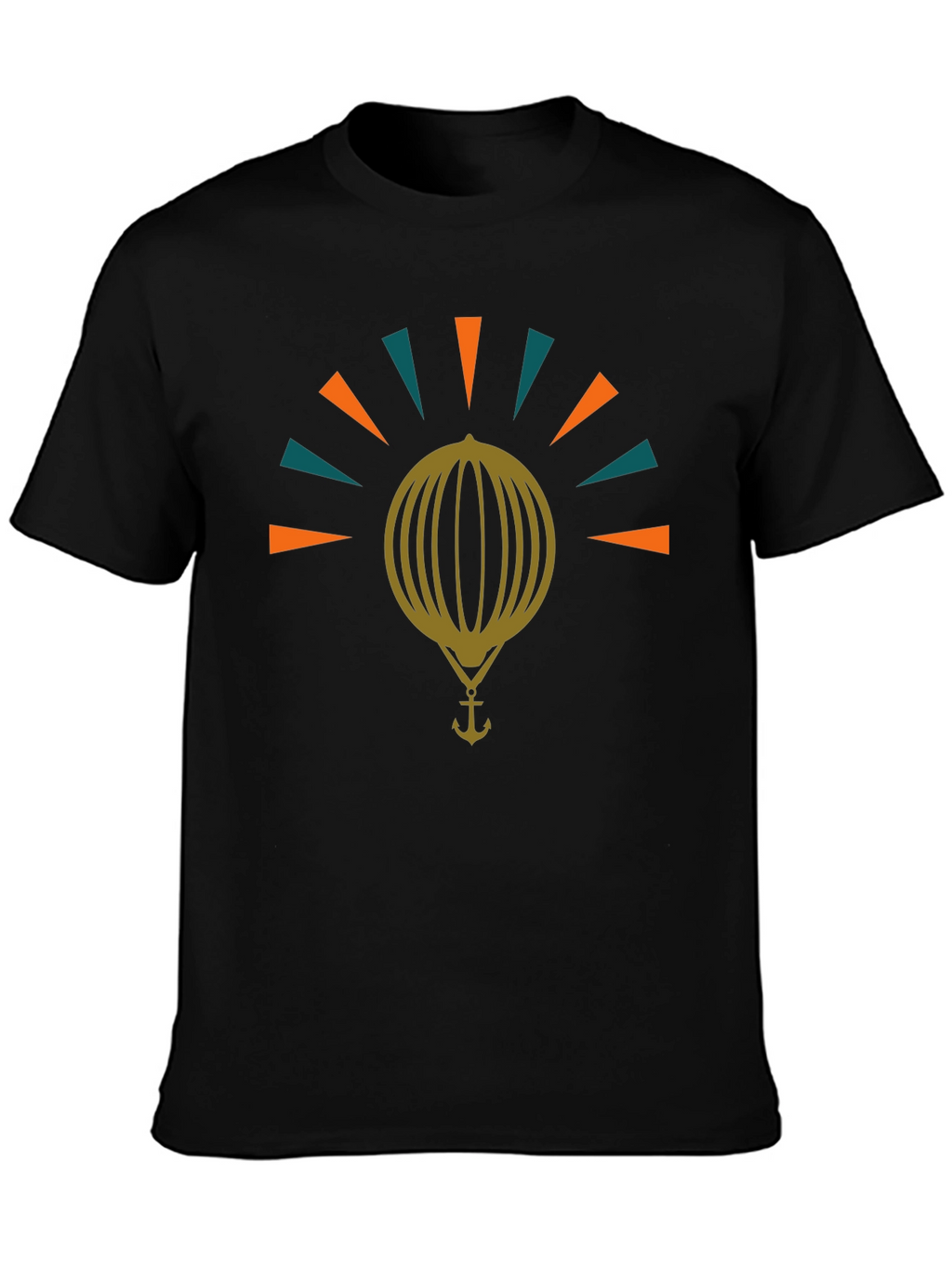 Retro Nautical Anchor Balloon Graphic Tee
