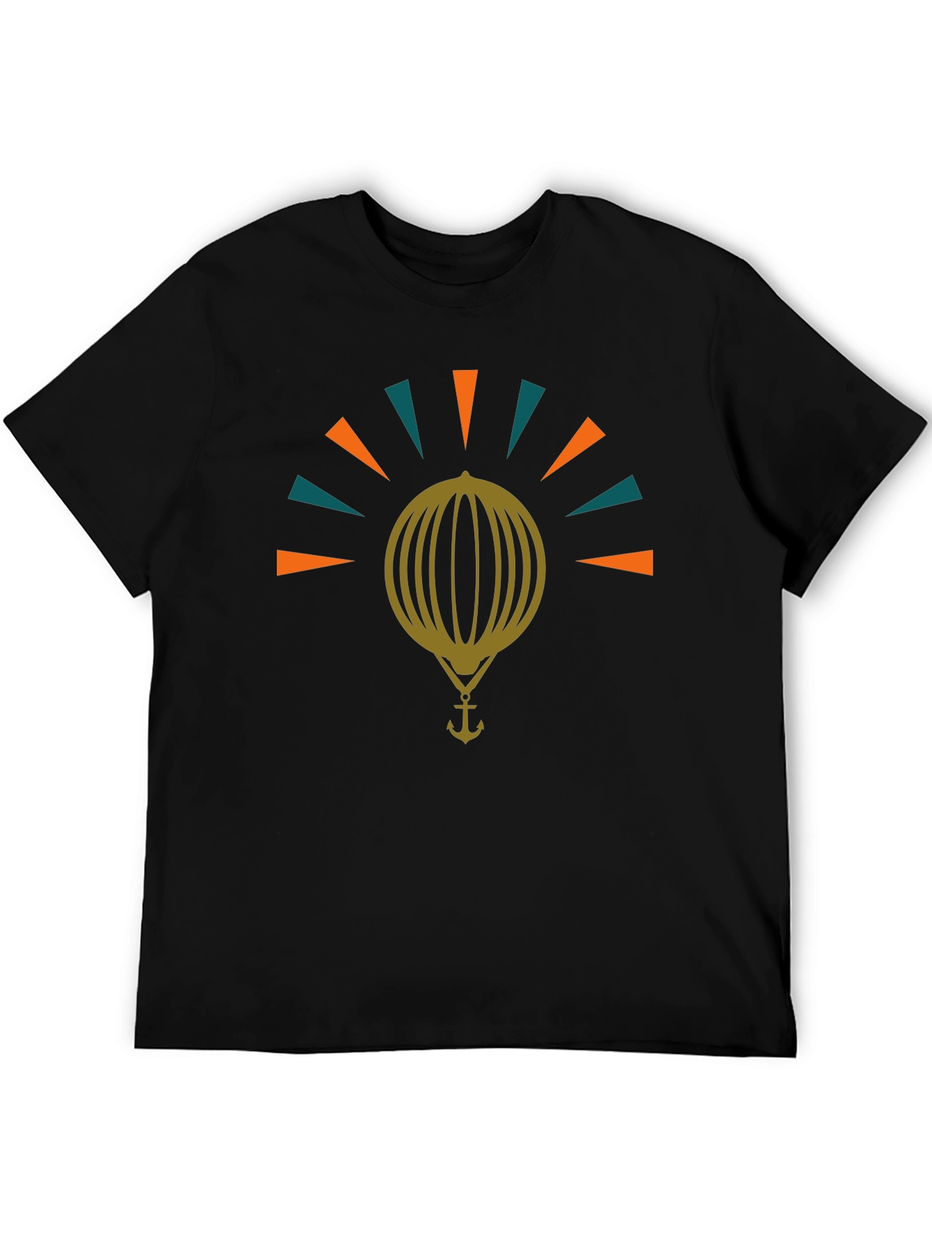 Retro Nautical Anchor Balloon Graphic Tee