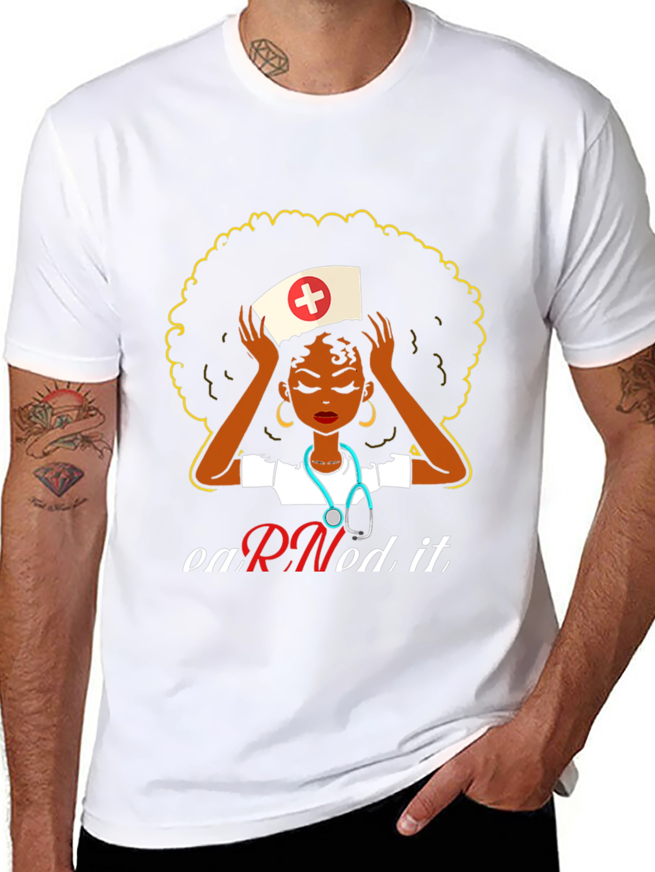 RN Nurse T-Shirt - Nursing Hero Tee