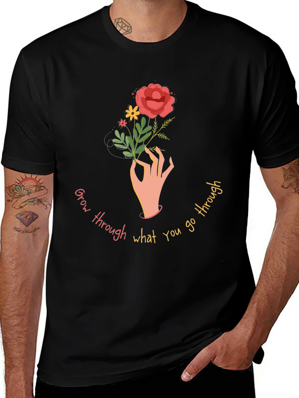 Grow Through What You Go Through Graphic Tee