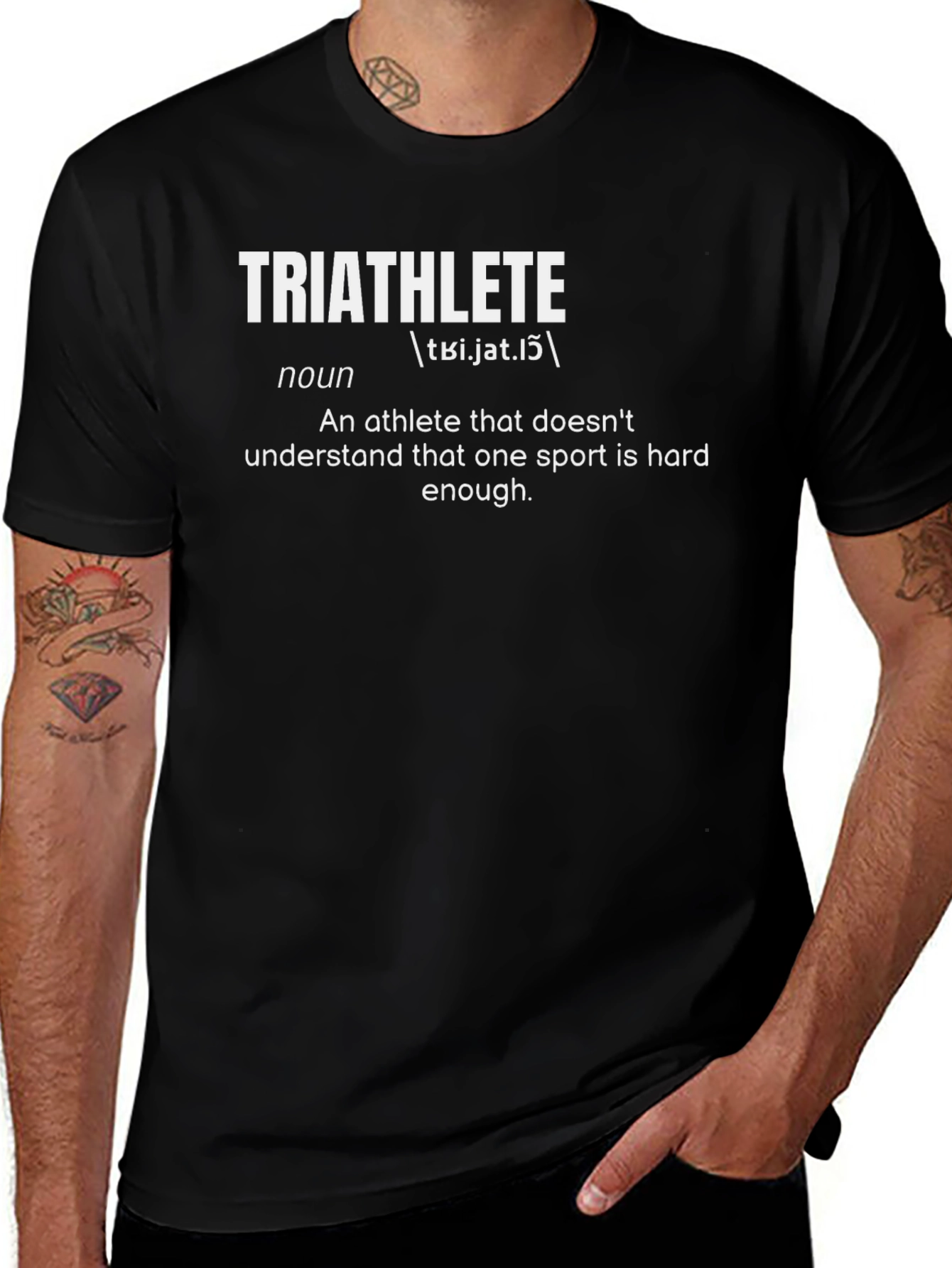 Triathlete Definition Graphic T-Shirt