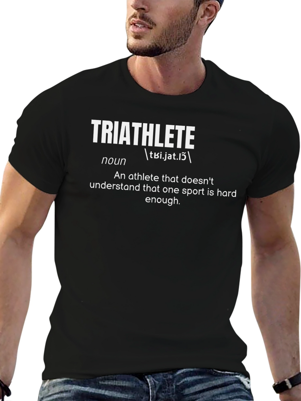 Triathlete Definition Graphic T-Shirt