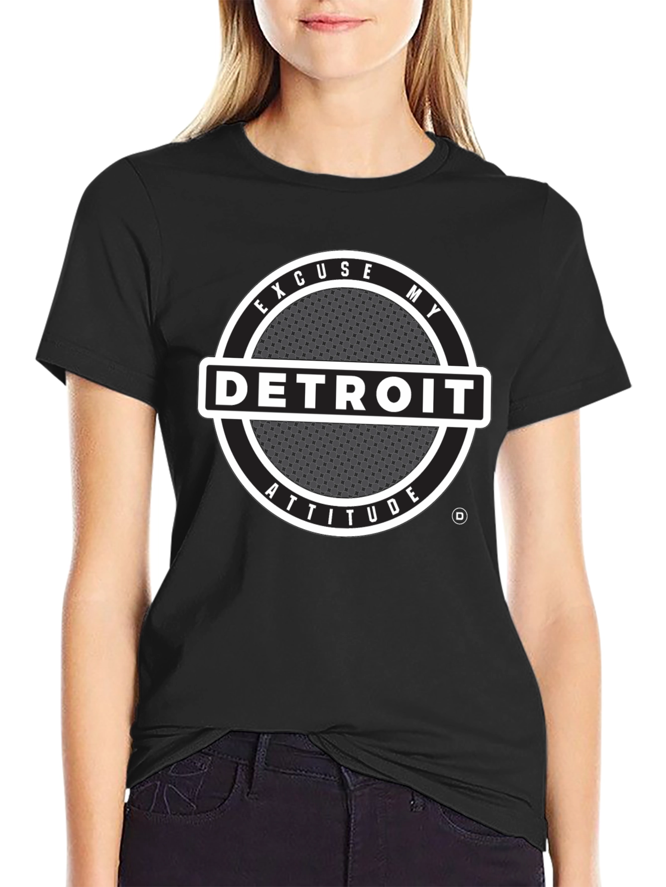 Detroit Attitude Graphic Tee - Black