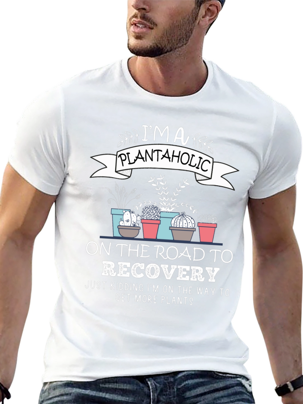 Plantaholic T-Shirt - Recovery Joke Tee