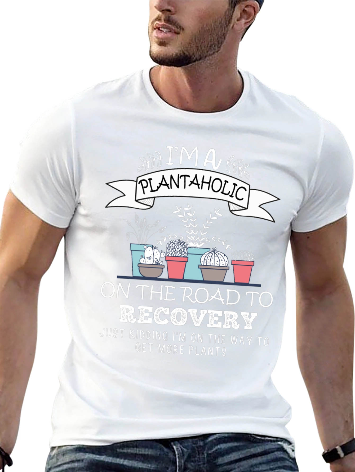 Plantaholic T-Shirt - Recovery Joke Tee