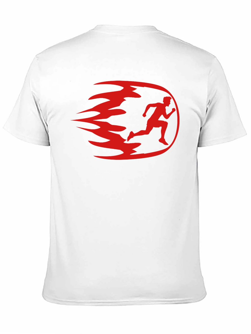 Mens Black Running Graphic T-Shirt