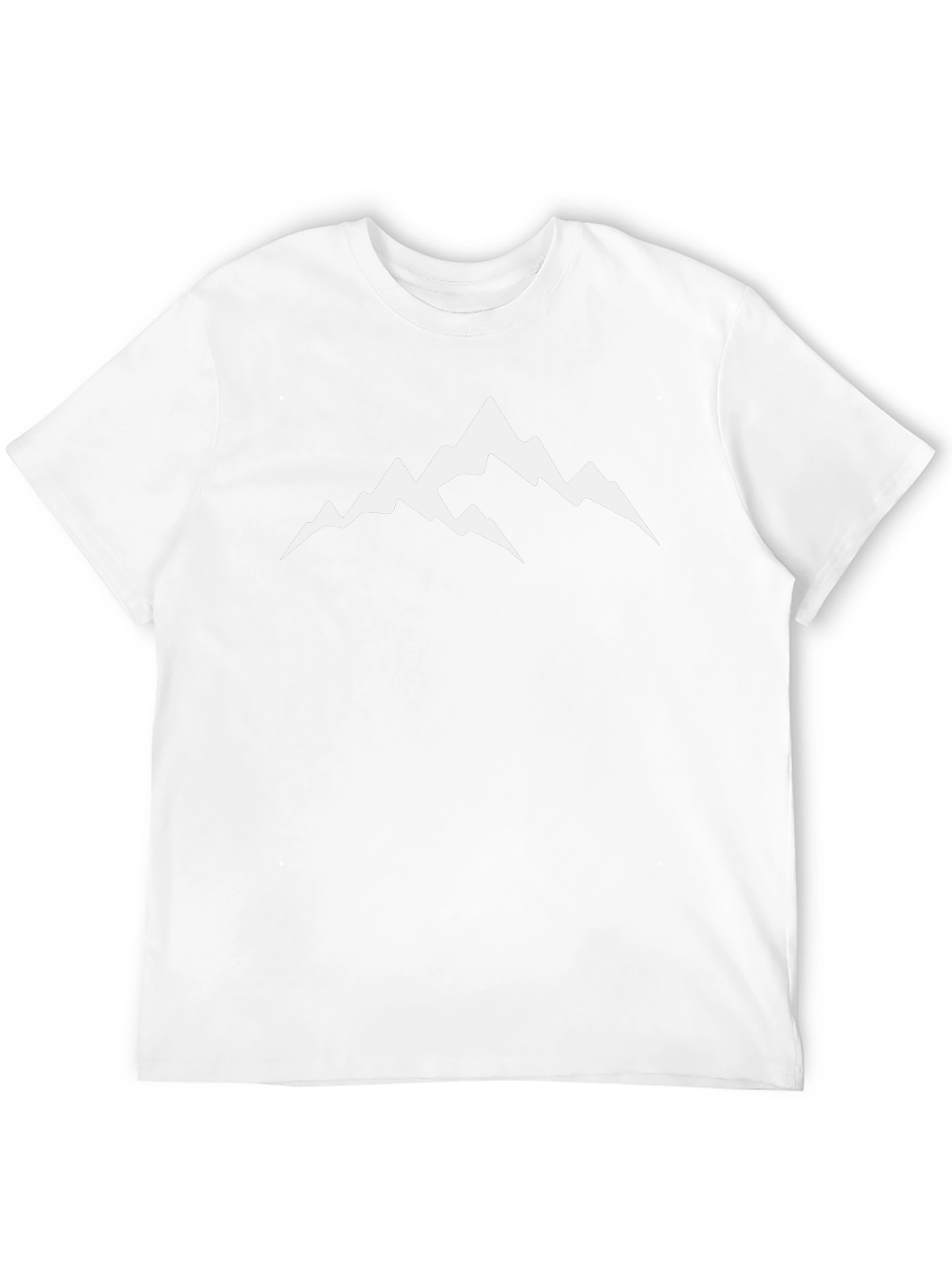 Mens Black Mountain Graphic T-Shirt