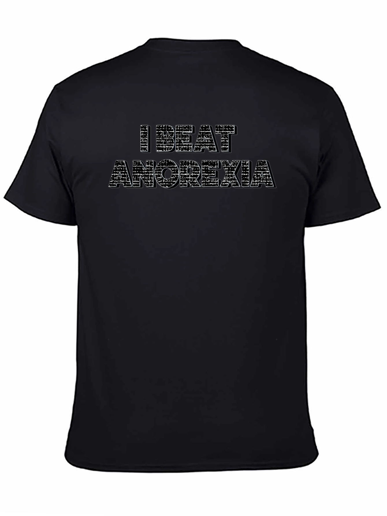 I Beat Anorexia T-Shirt - Stylish Recovery Tee