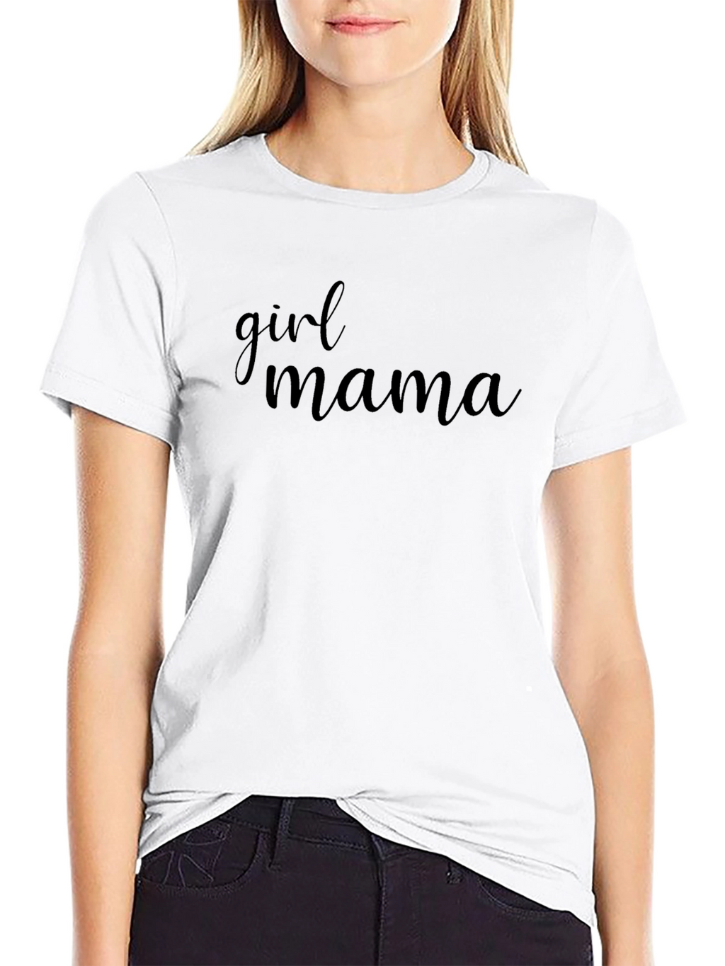 Girl Mama Graphic Tee - Stylish Mom Life Shirt