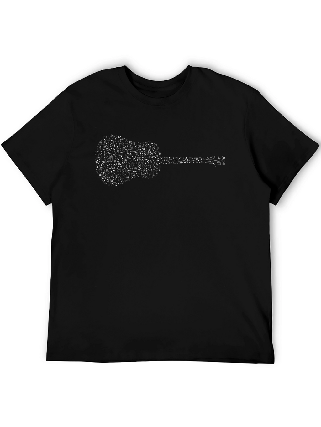 Musical Notes Guitar Graphic Tee