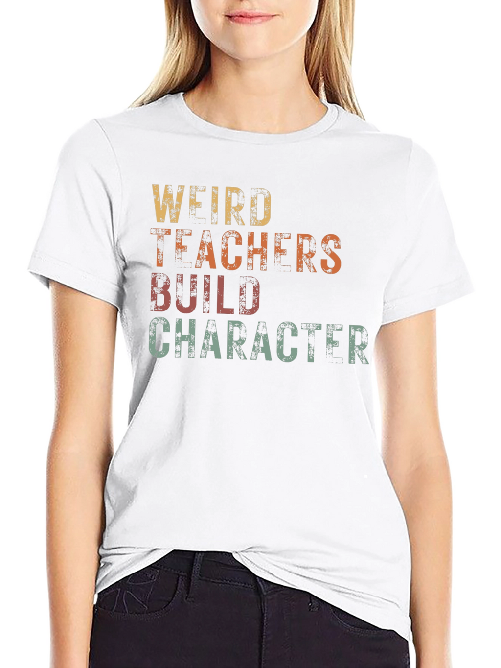 Weird Teachers Build Character Graphic T-Shirt