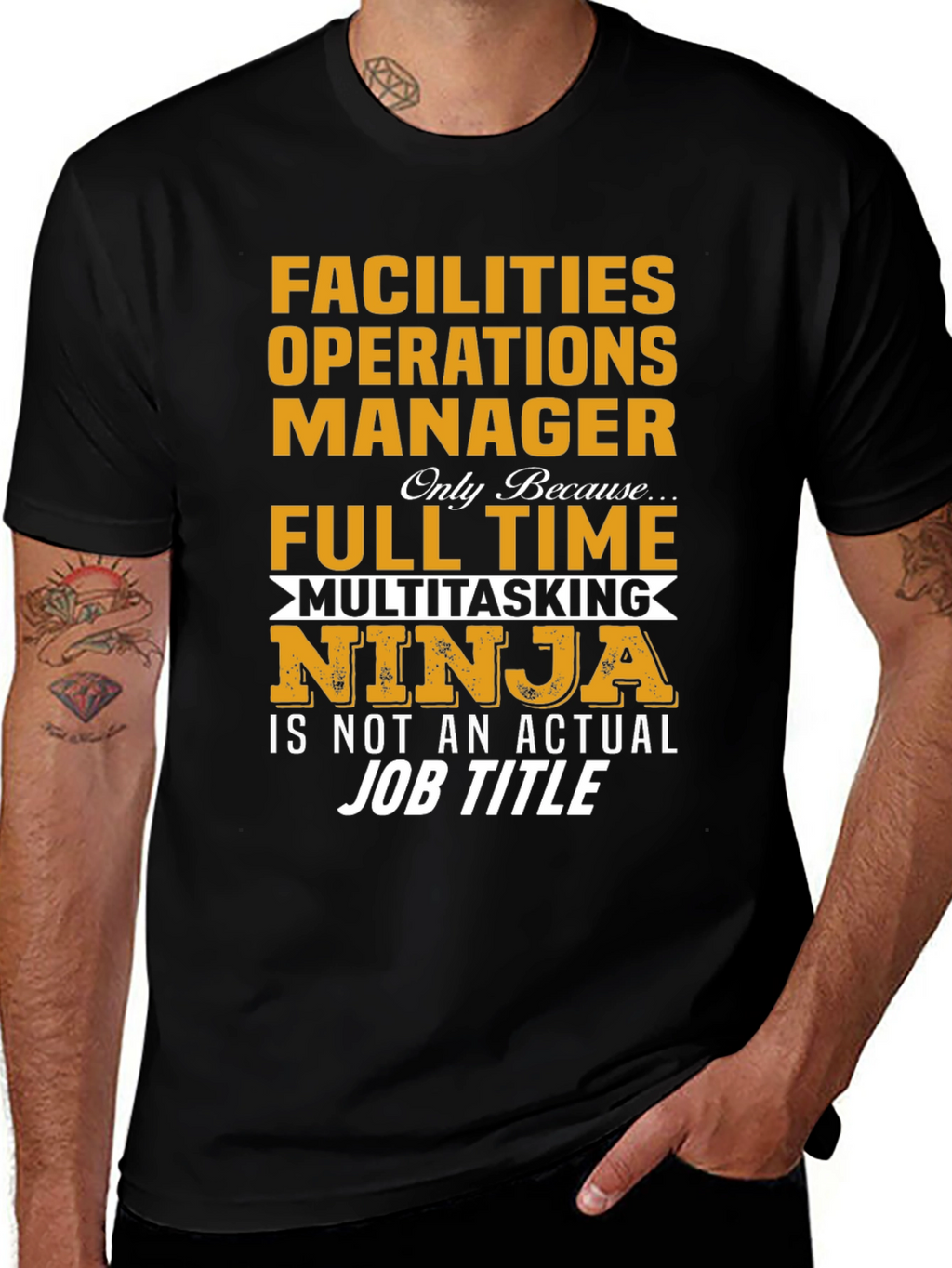 Facilities Operations Manager Ninja T-Shirt