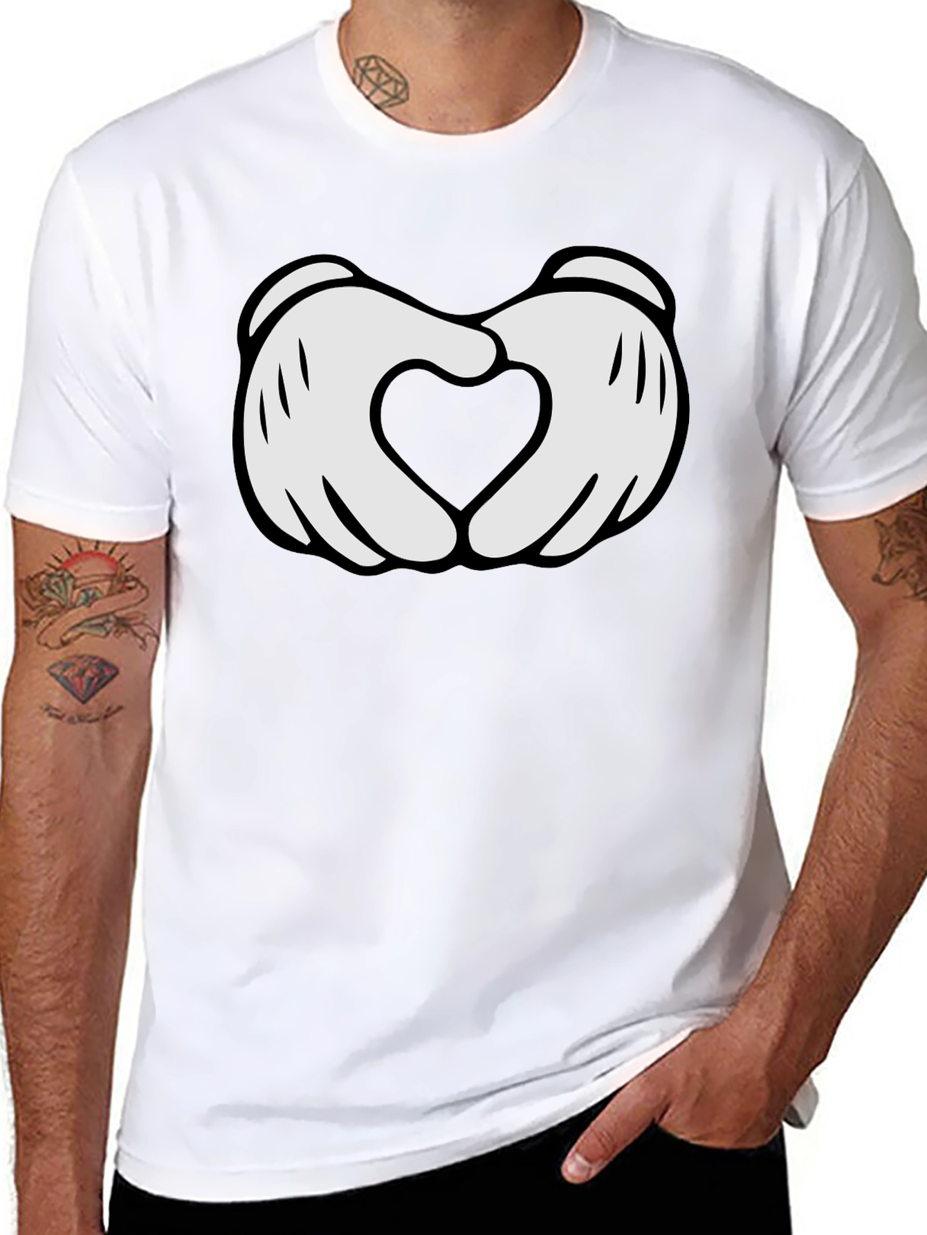 Heart Hands Graphic Tee