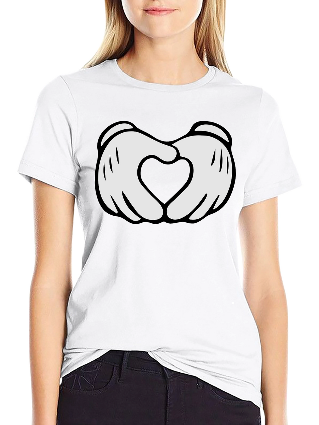 Heart Hands Graphic Tee