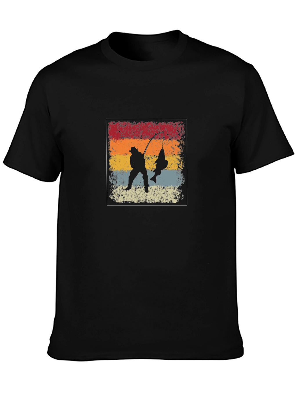 Retro Fishing T-Shirt - Fishermans Catch Tee