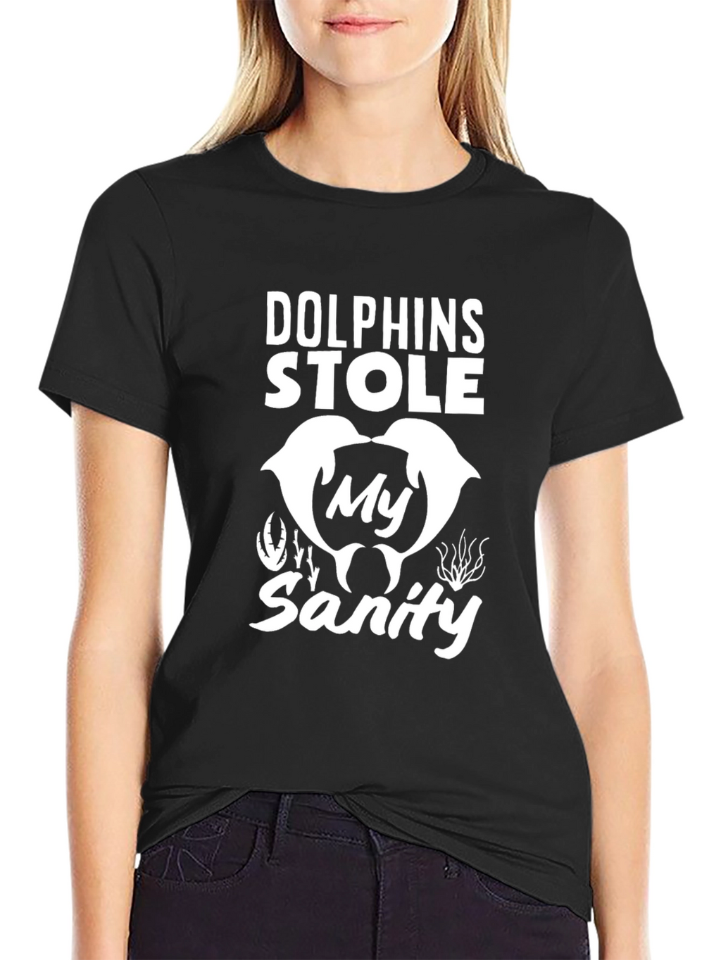 Dolphins Stole My Sanity Graphic Tee