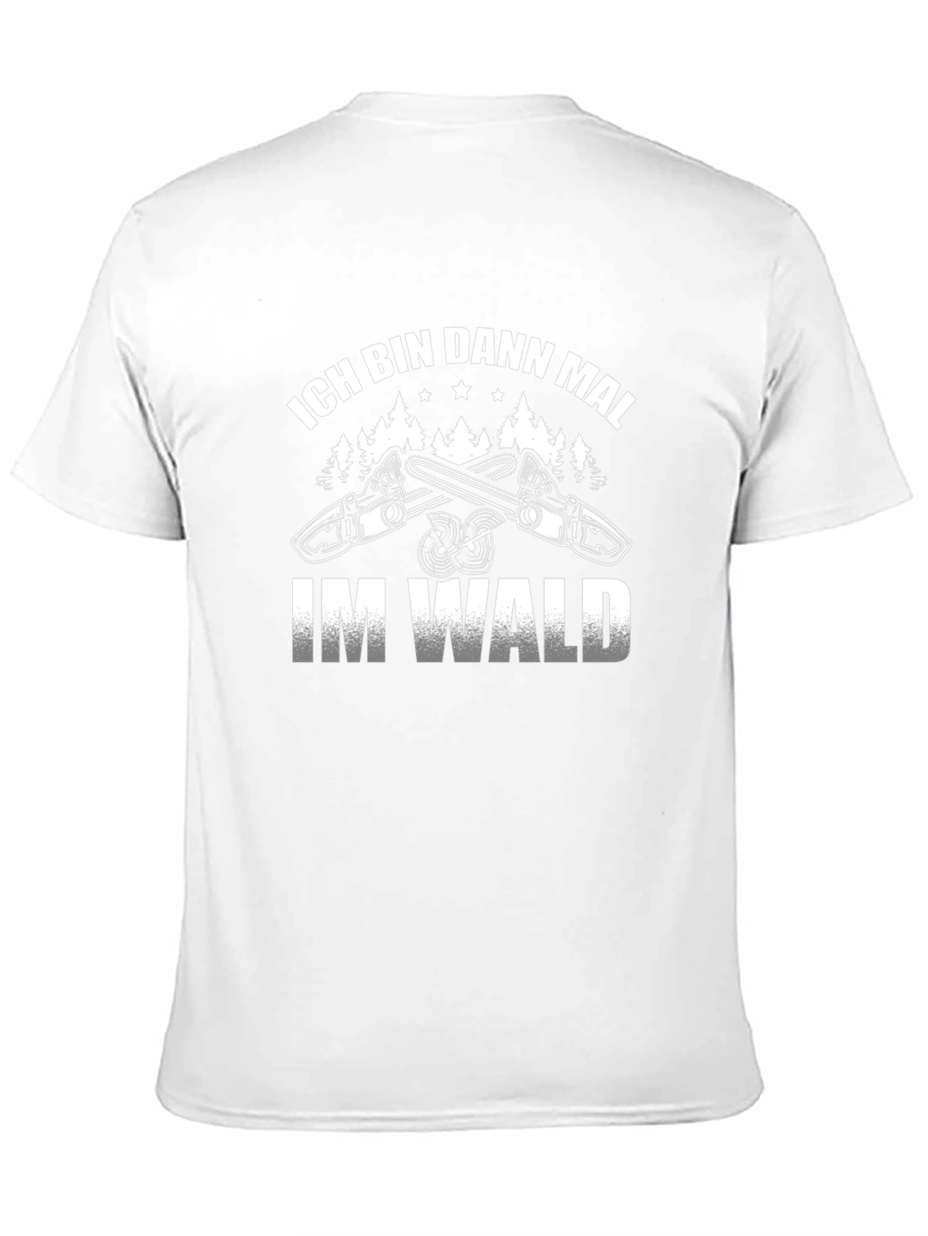 Ich Bin Dann Mal Im Wald Black T-Shirt