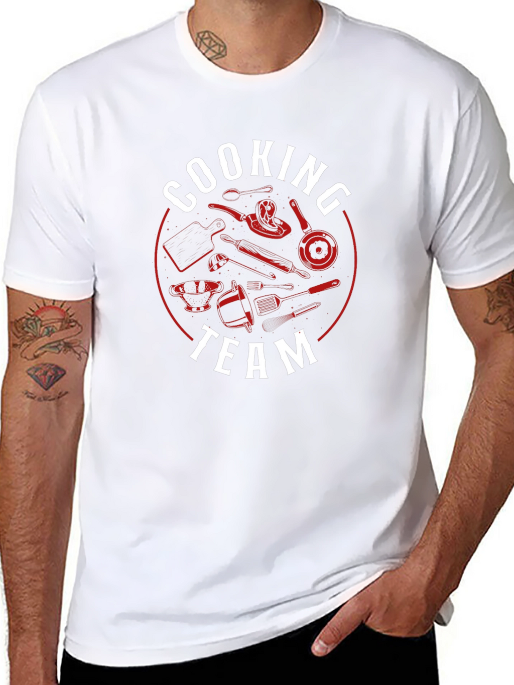 Cooking Team T-Shirt - Culinary Design