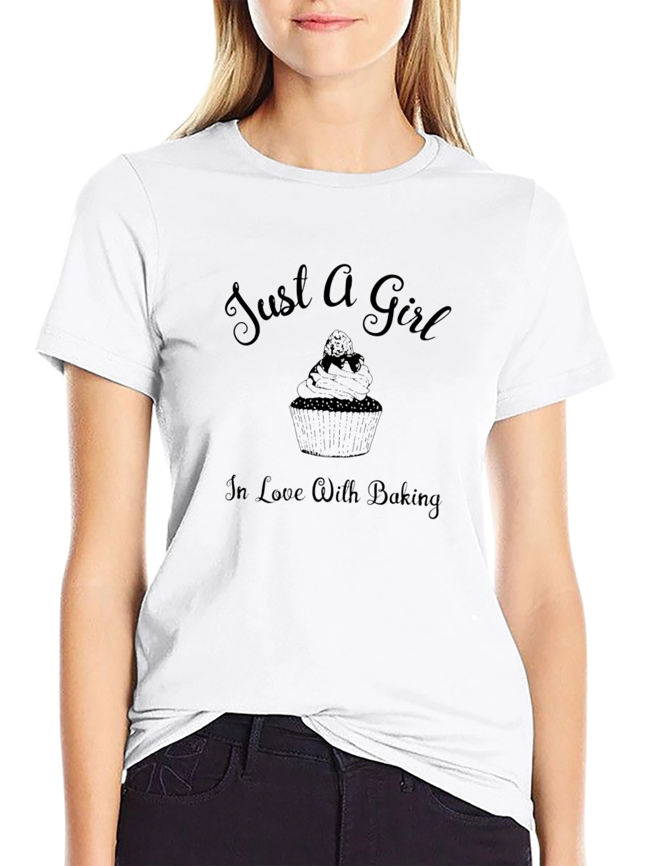 Just a Girl in Love With Baking T-Shirt