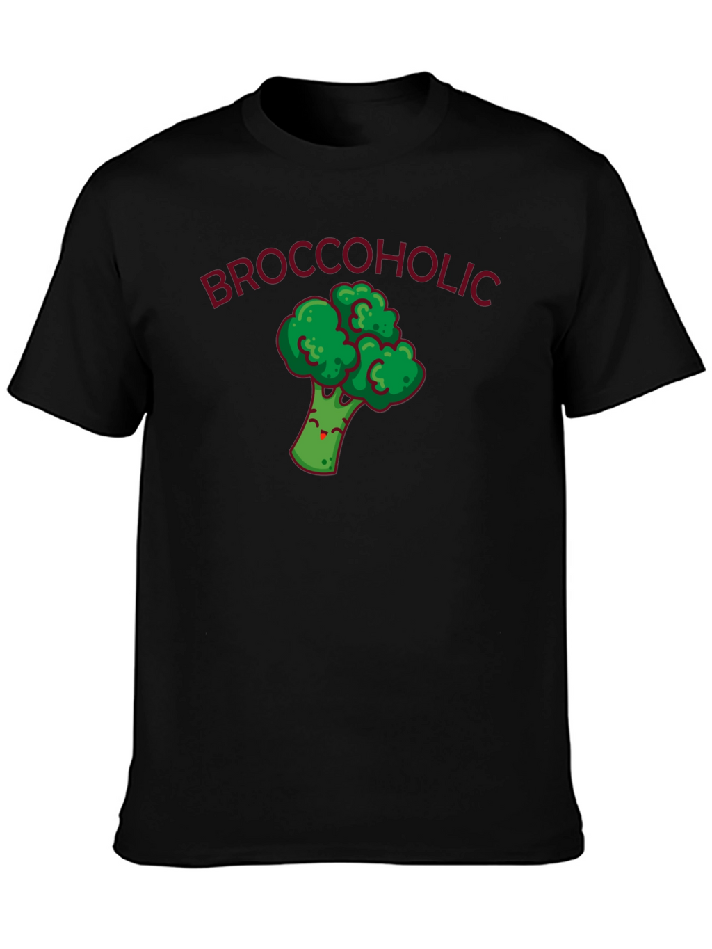 Broccoholic Funny Broccoli Graphic T-Shirt