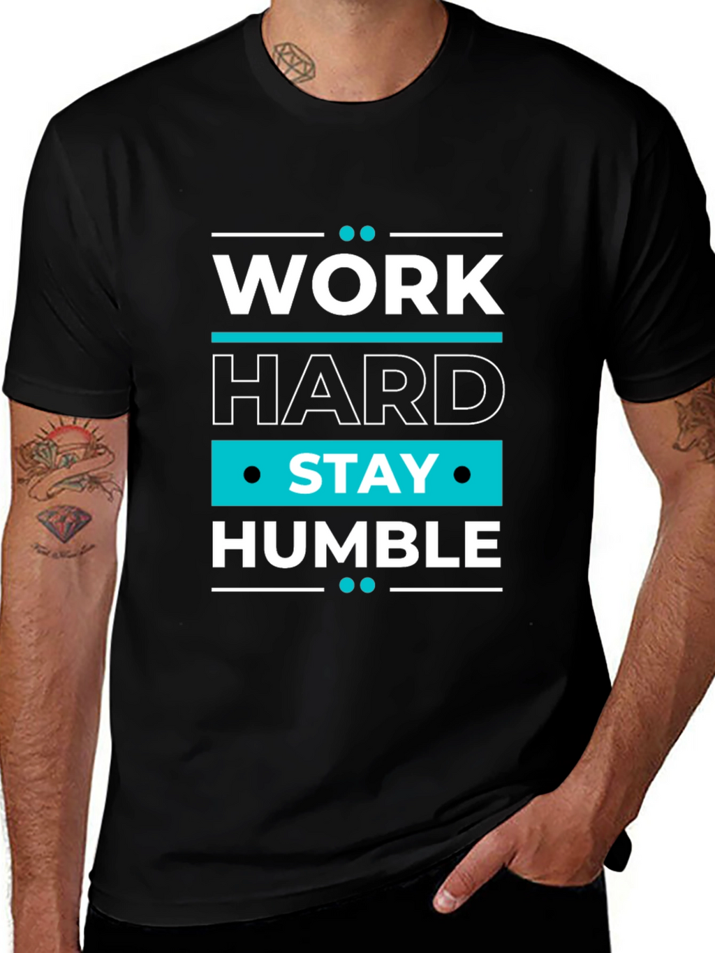Work Hard Stay Humble Graphic Tee