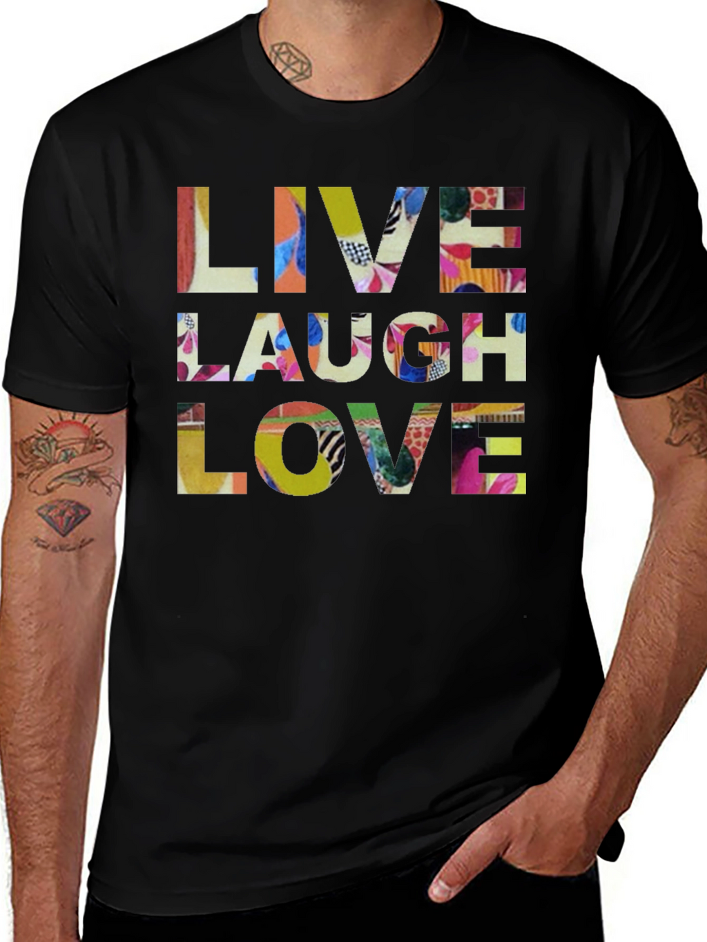 Live Laugh Love Graphic T-Shirt