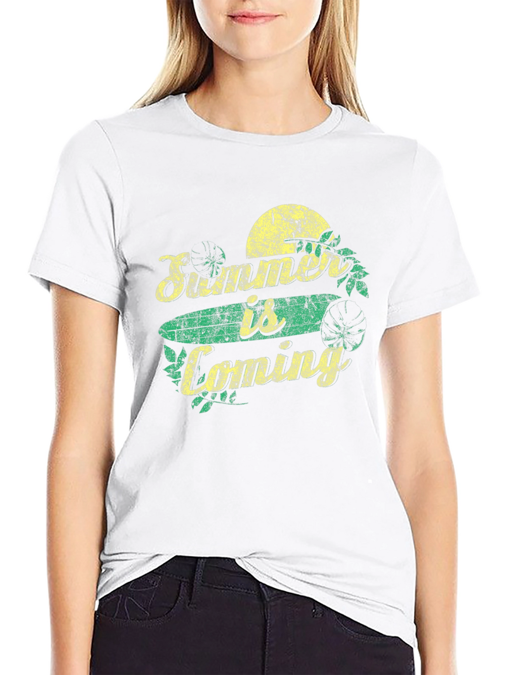 Summer is Coming Graphic T-Shirt - Black