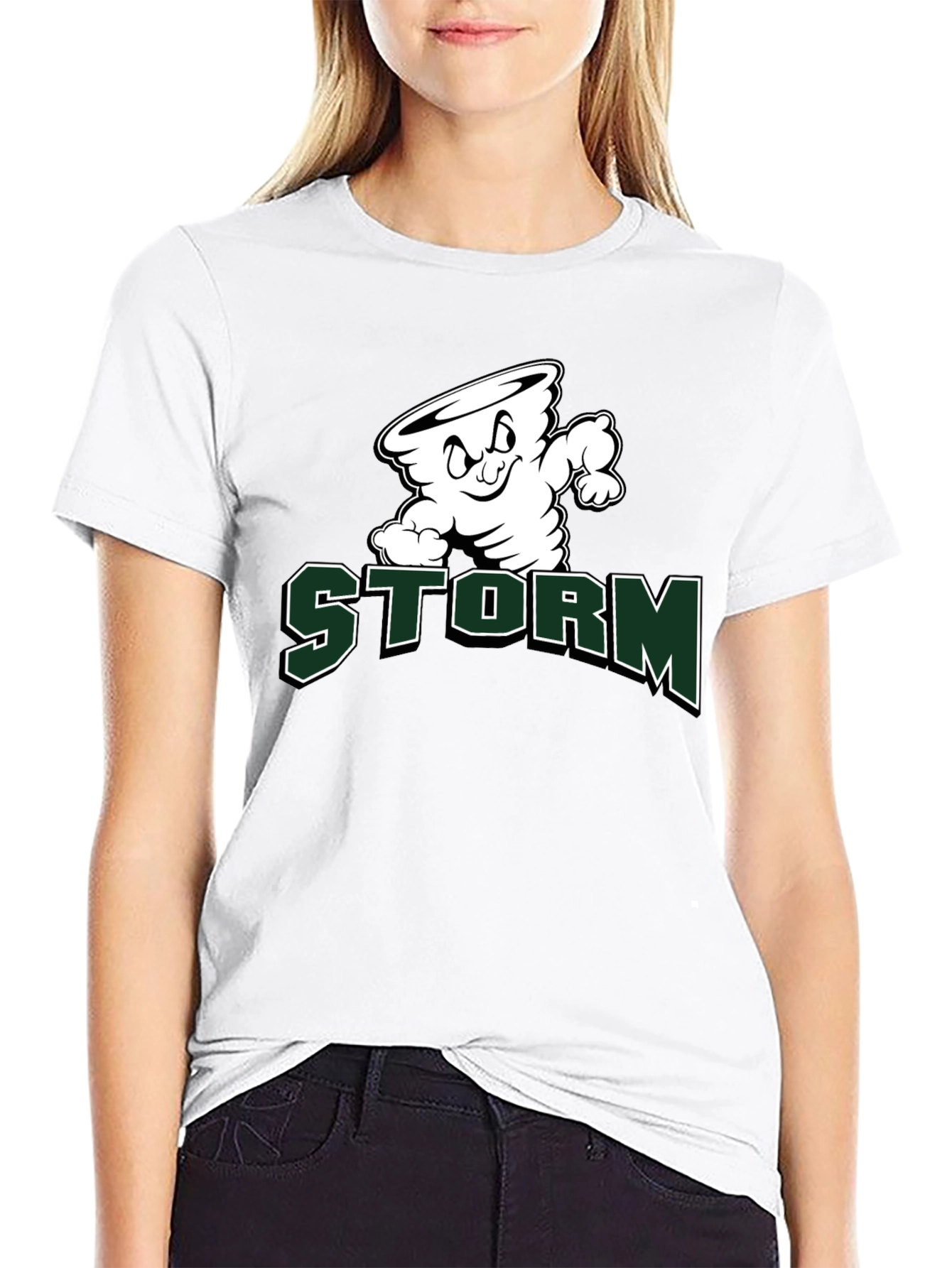 Storm Cartoon Graphic T-Shirt
