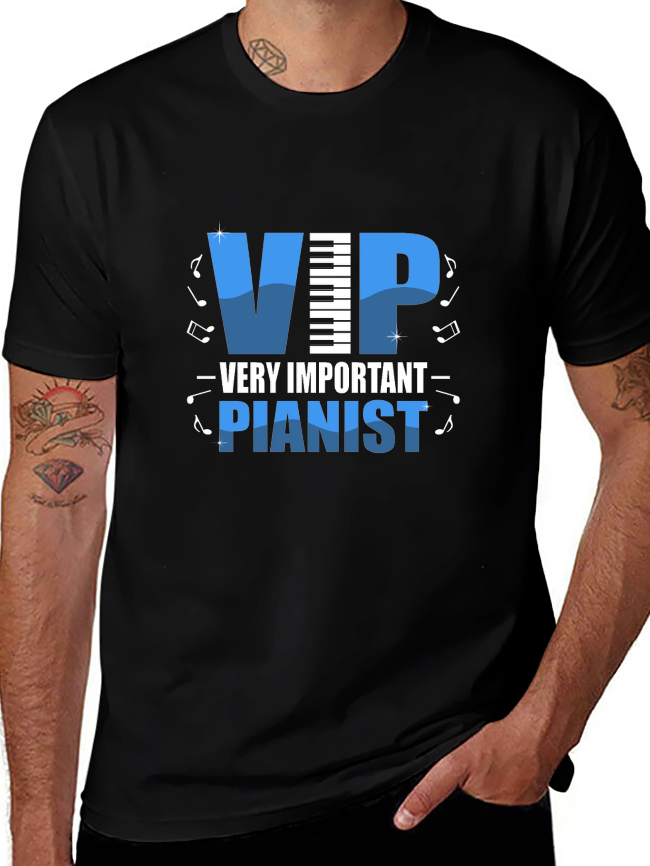 Very Important Pianist Graphic T-Shirt