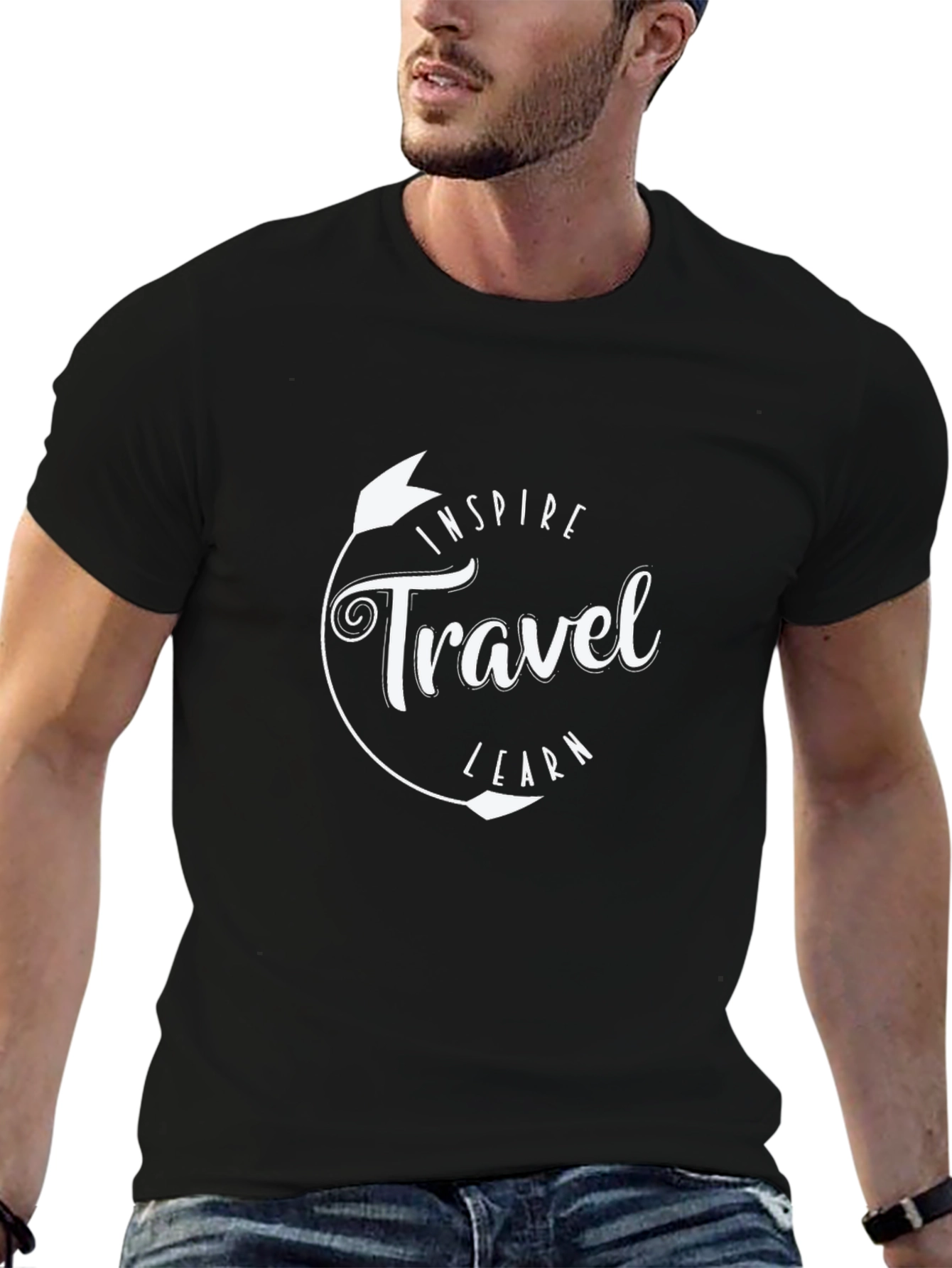 Inspire Travel Learn Graphic T-Shirt