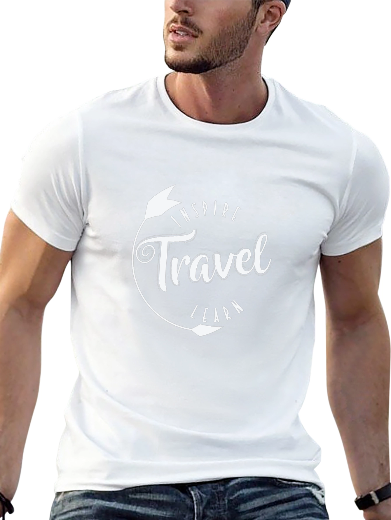 Inspire Travel Learn Graphic T-Shirt