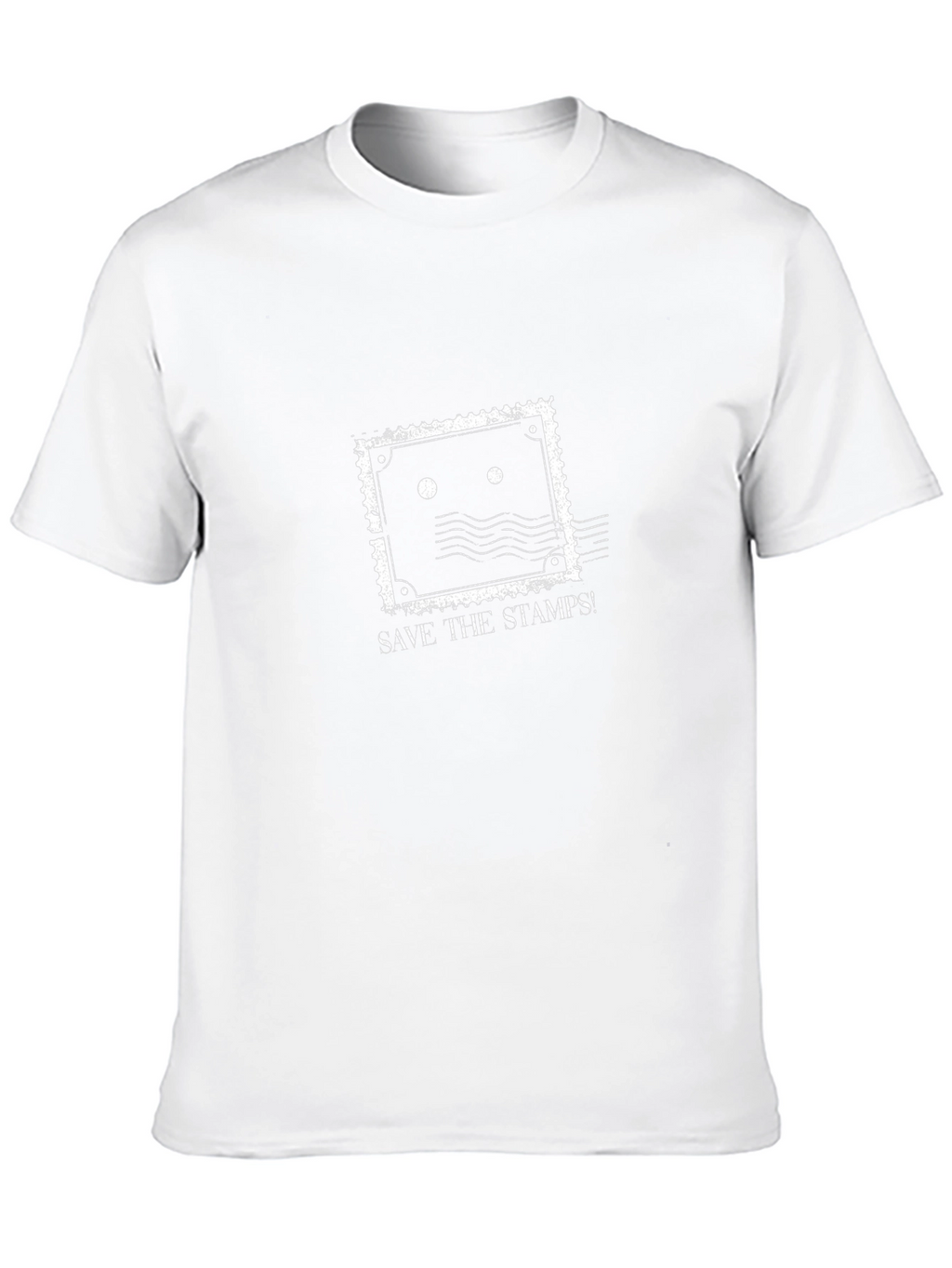 Save the Stamps T-Shirt - Black Graphic Tee