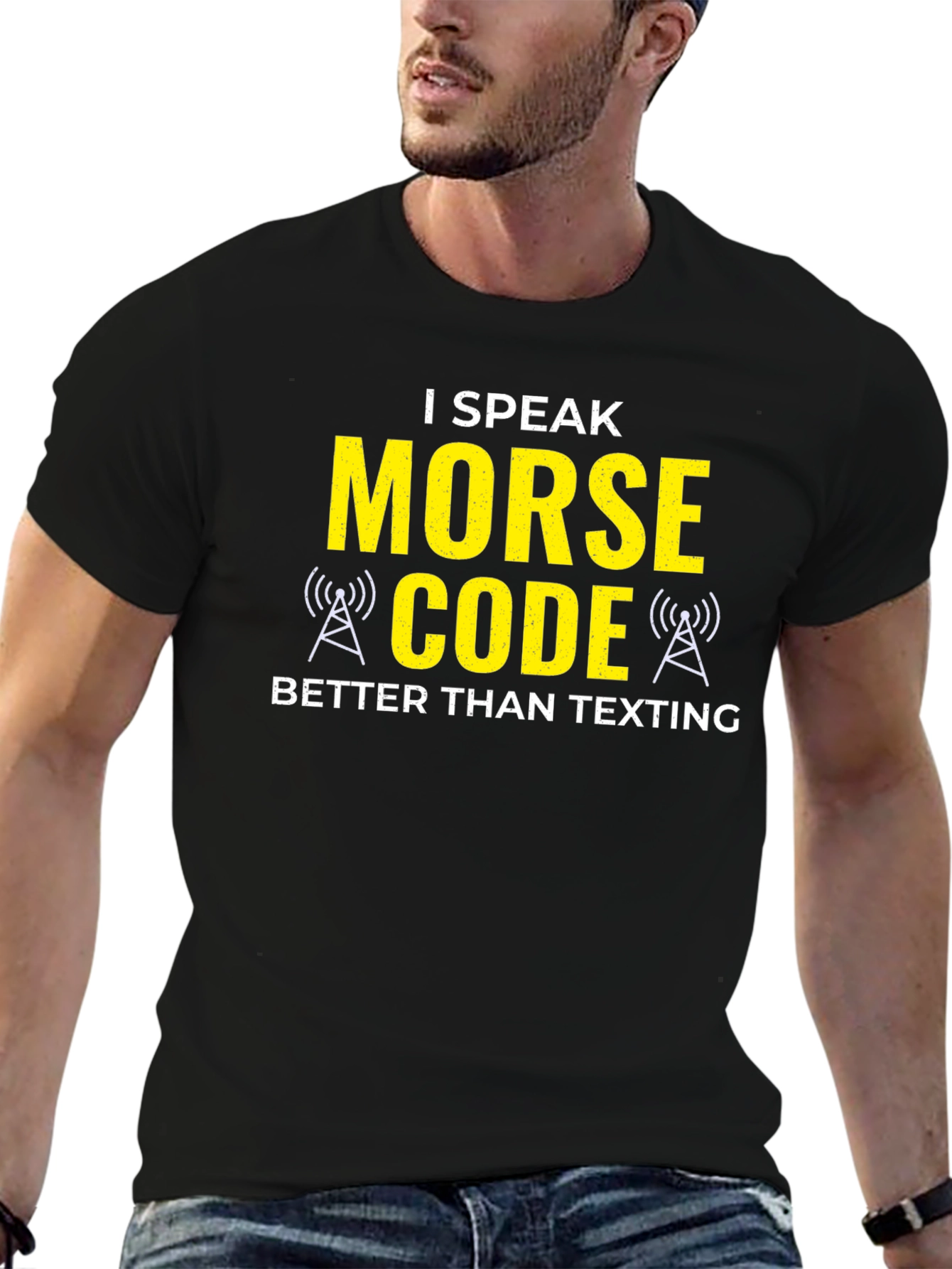 Morse Code T-Shirt: I Speak Morse Code Better Than Texting