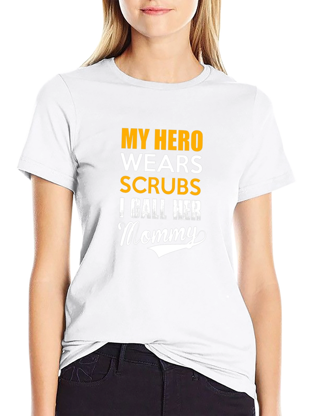 My Hero Wears Scrubs T-Shirt