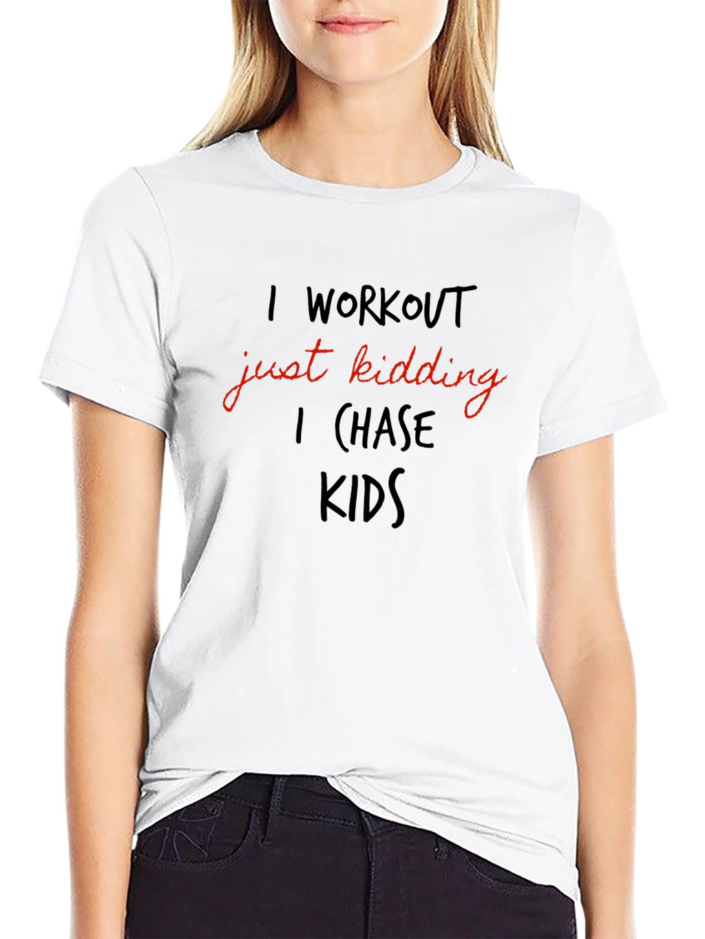 Funny Workout Chase Kids Graphic T-Shirt