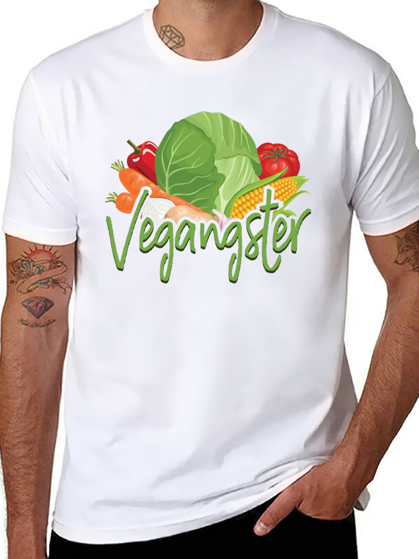 Vegan T-Shirt - Vegangster Tee
