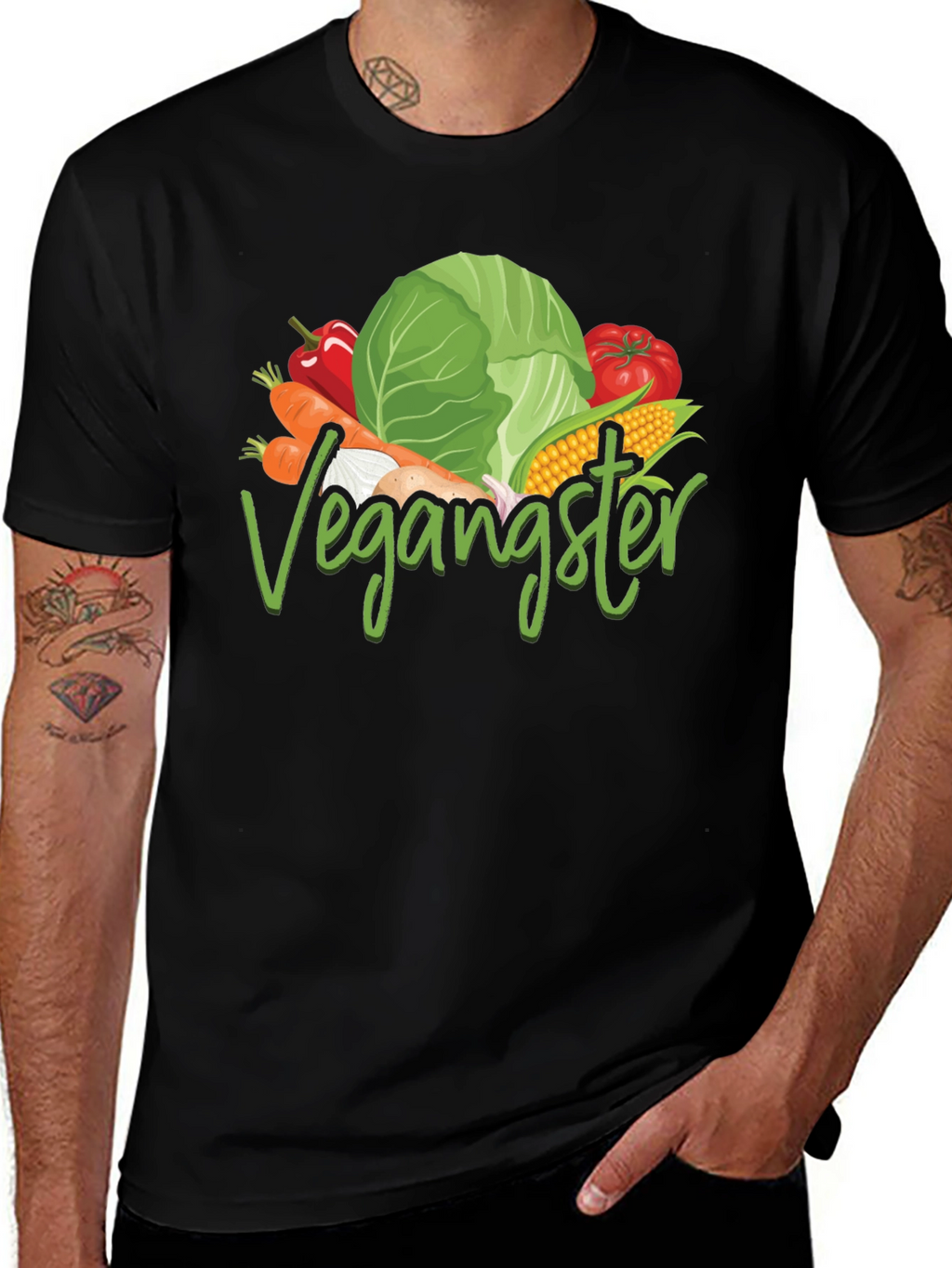 Vegan T-Shirt - Vegangster Tee