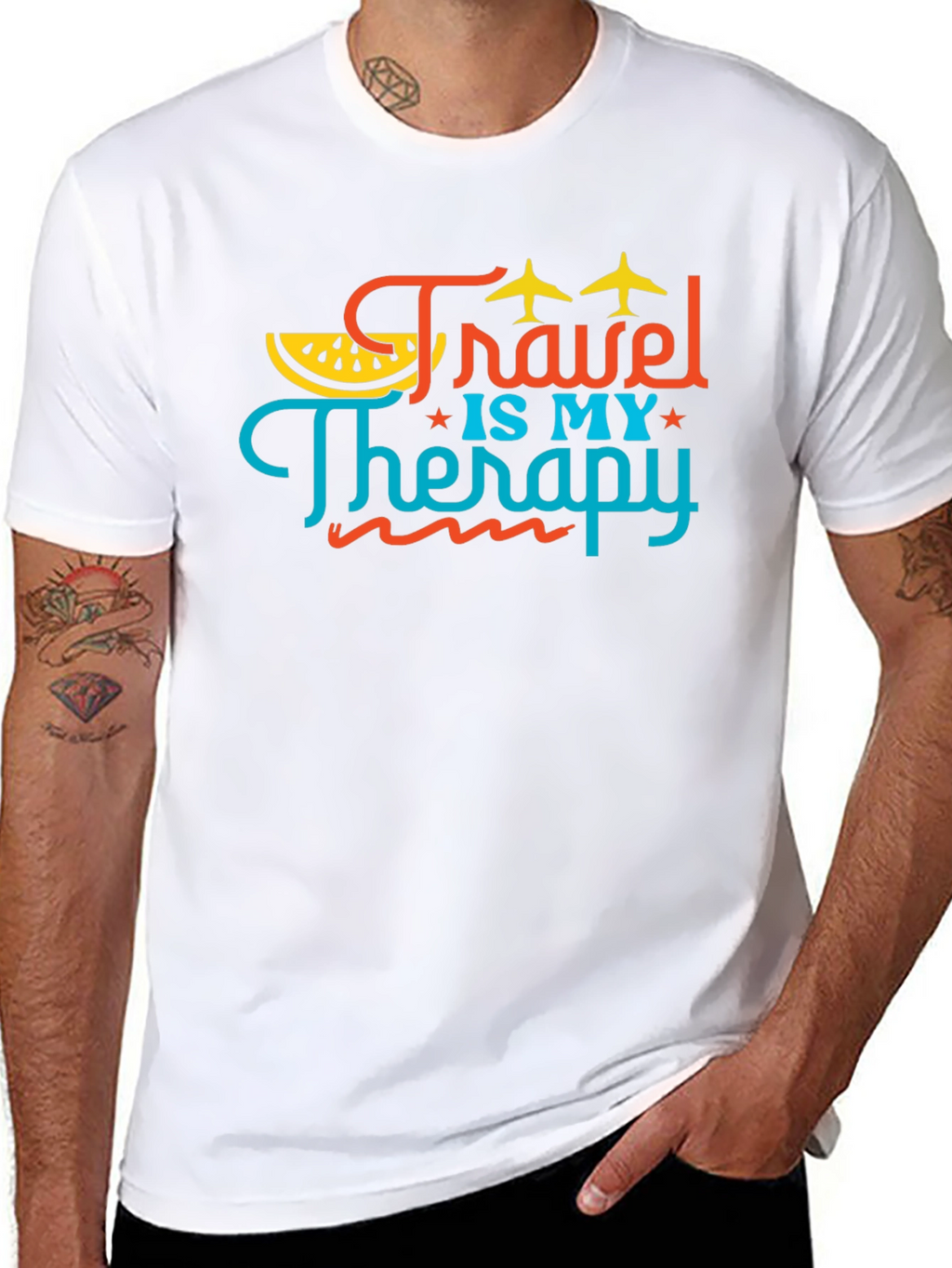 Travel is My Therapy Graphic Tee