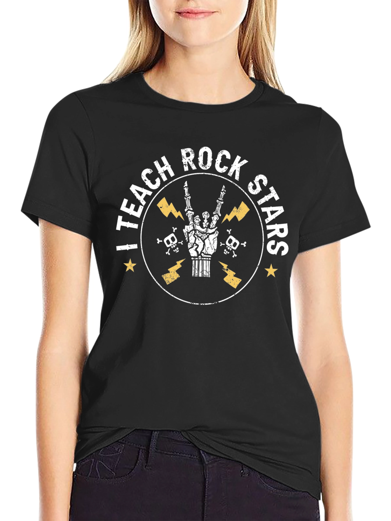 I Teach Rock Stars Graphic T-Shirt