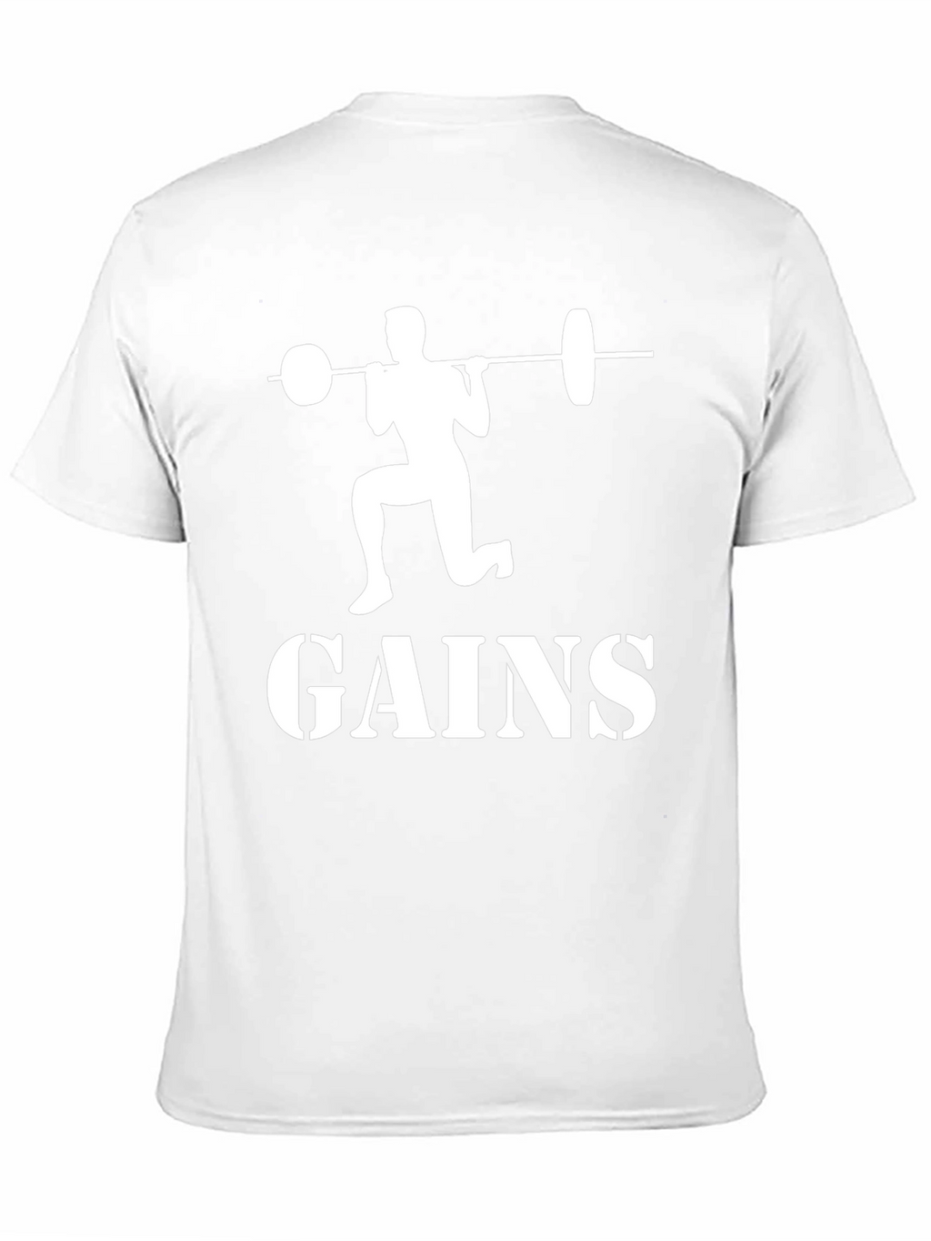 Gains Graphic Tee - Fitness Motivation T-Shirt