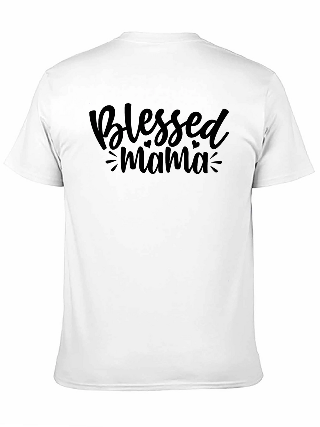 Blessed Mama Graphic Tee - Black